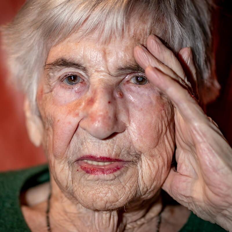 Esther Bejarano an ihrem 95. Geburtstag